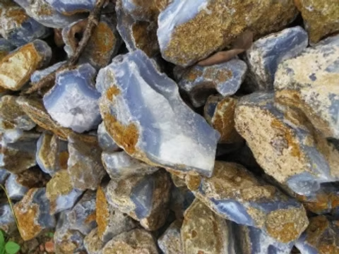 Calcédoine Bleue